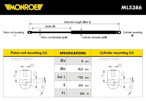 Купить запчасть MONROE - ML5386 