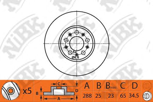 Купить запчасть NIBK - RN1379 