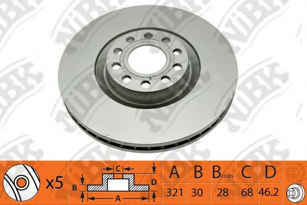 Купить запчасть NIBK - RN1393 