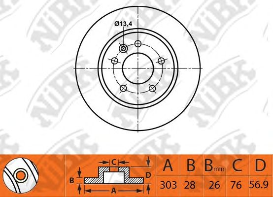 Купить запчасть NIBK - RN1511 