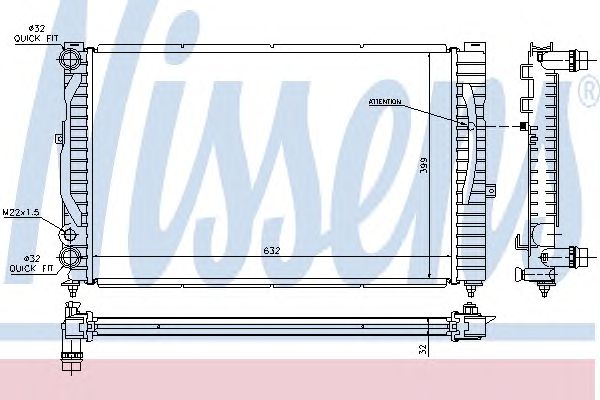 Купить запчасть NISSENS - 60299 