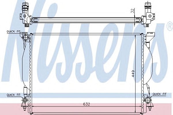 Купить запчасть NISSENS - 60306A 