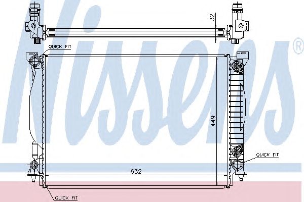Купить запчасть NISSENS - 60307A 