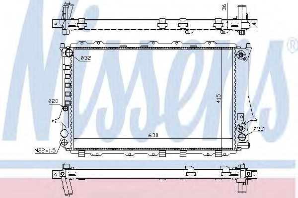 Купить запчасть NISSENS - 60480 