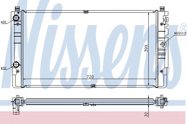 Купить запчасть NISSENS - 65238A 
