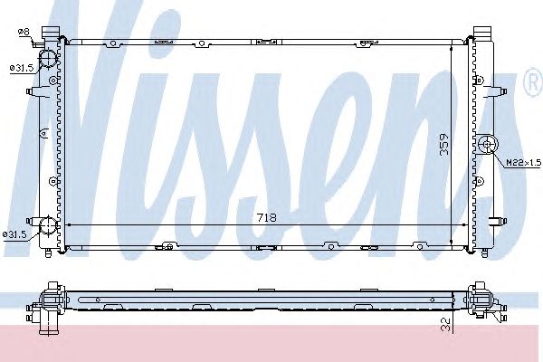 Купить запчасть NISSENS - 65273A 