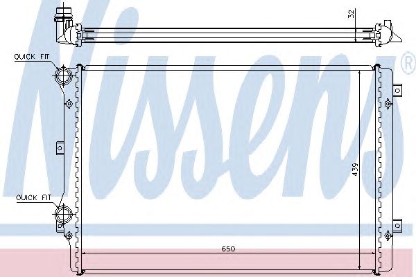 Купить запчасть NISSENS - 65279A 