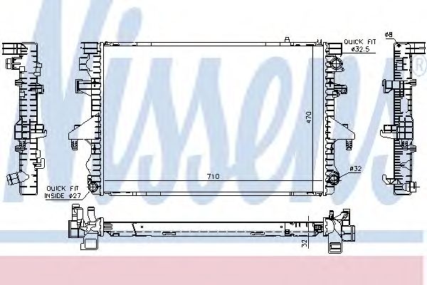 Купить запчасть NISSENS - 65283A 