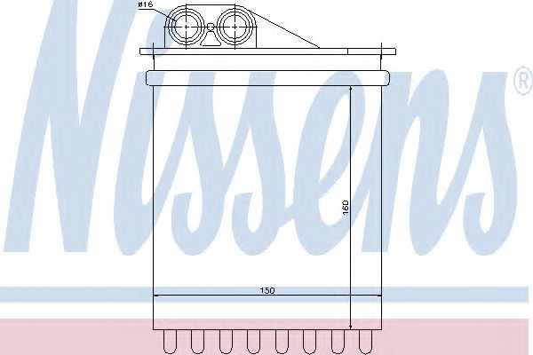 Купить запчасть NISSENS - 72040 