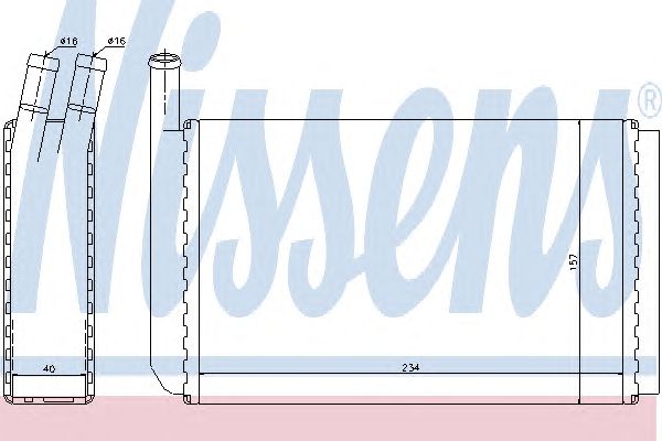Купить запчасть NISSENS - 73940 