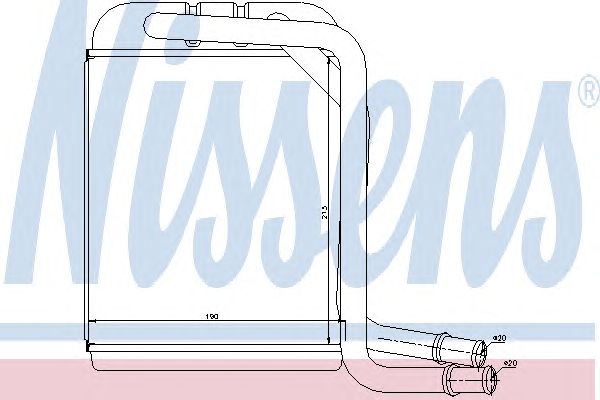 Купить запчасть NISSENS - 73976 