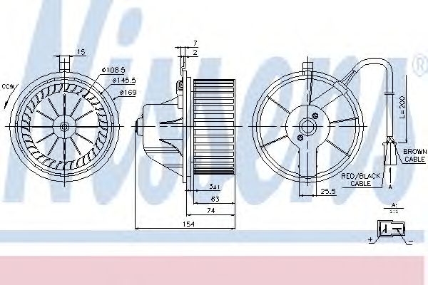 Купить запчасть NISSENS - 87068 