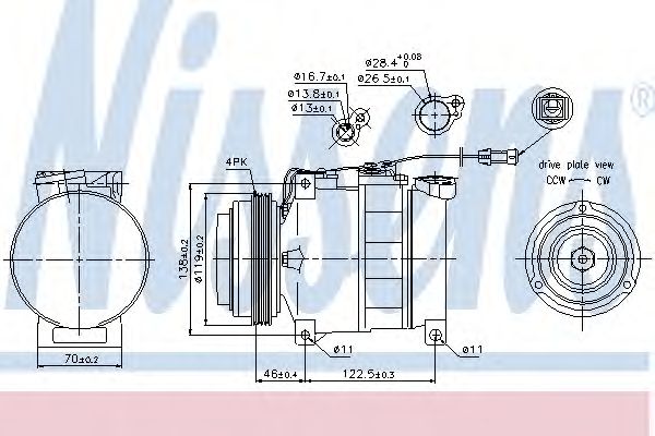 Купить запчасть NISSENS - 89045 