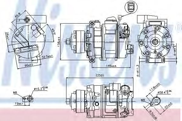 Купить запчасть NISSENS - 89418 