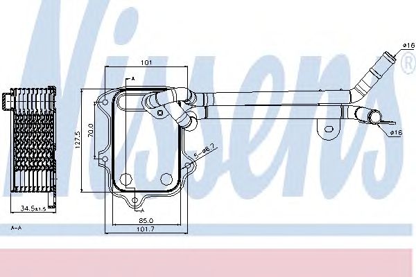Купить NISSENS 90679 Радиатор масляный AUDI A 1 / S 1 (8X) (10-) 1.4 TFSI/SKODA RAPID (NH) (12-) 1.4 TSI/SKODA SUPERB II (3T) (08-) 1.4 TSI/SKODA YETI (5L) (09-) 1.4 TSI/AUDI A 3 / S 3 (8P) (03-) 1.4 TFSI