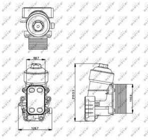 Купить запчасть NRF - 31355 