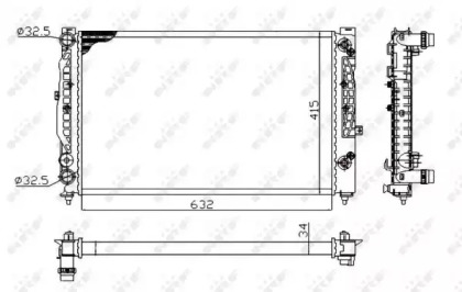Купить запчасть NRF - 529504A 