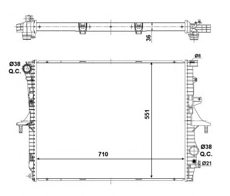 Купить запчасть NRF - 53798 