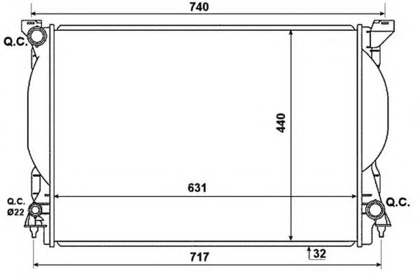 Купить запчасть NRF - 53957 