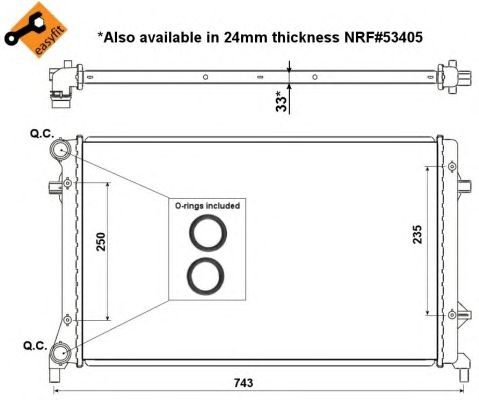 Купить запчасть NRF - 56153 