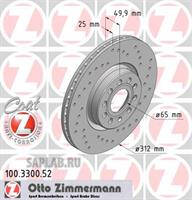 Купить запчасть ZIMMERMANN - 100330052 