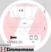 Купить запчасть ZIMMERMANN - 245631652 