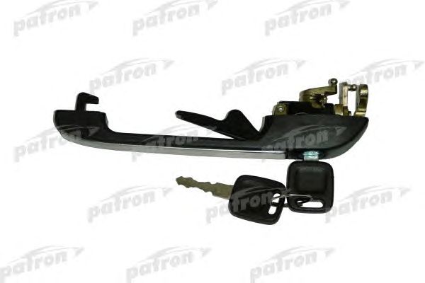 Купить PATRON P200004L Ручка двери (с замком и ключом) передняя левая (с замком и ключом) AUDI: 100 1.8/2.0/2.2/2.3 82-88