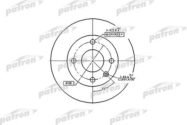 Купить запчасть PATRON - PBD2598 