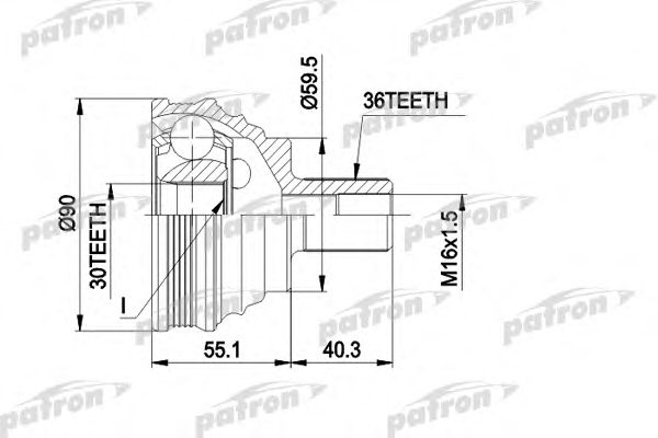 Купить запчасть PATRON - PCV1467 