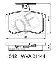 Купить QUATTRO FRENI QF54200 Колодки тормозные дисковые без датчика задние ALFA ROMEO 164 1987-98, AUDI 100 1977-90, AUDI 200 1979-91, AUDI 80 1982-96, AUDI 90 1984-91, AUDI A4 1994-00, AUDI A6 1994-97, AUDI A8 1994-00, AUDI C...