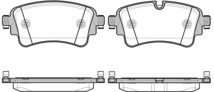 Купить REMSA 166908 Колодки торм. зад. AUDI A4/A5/Q5/Q7 15->