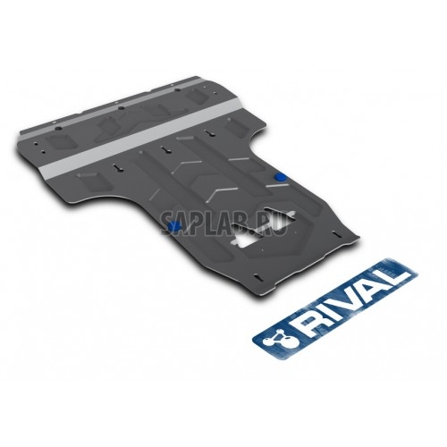 Купить RIVAL 33303142 Защита картера + КПП (Алюминий) AUDI A6/Allroad/A7 11->