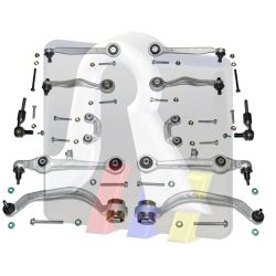 Купить RTS 9905001 Ком/кт рычагов пер.подвески + стаб.+ нак.+ крепеж AUDI A4/A6, SKODA Super B, VW Passat B5 94-05