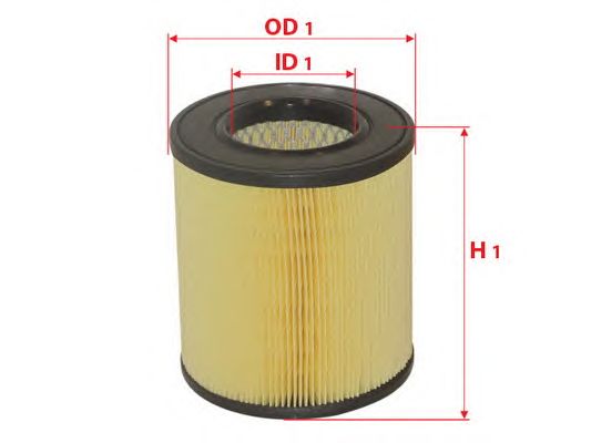 Купить SAKURA A31050 Фильтр воздушный AUDI A6 2005->