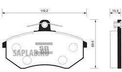 Купить запчасть SANGSIN BRAKE - SP1043 