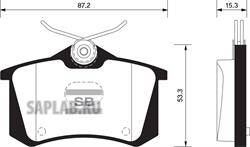 Купить запчасть SANGSIN BRAKE - SP1391 