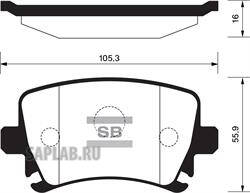 Купить запчасть SANGSIN BRAKE - SP2099 