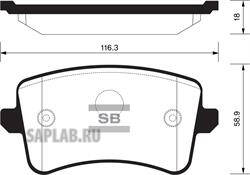 Купить запчасть SANGSIN BRAKE - SP2146 
