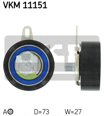 Купить SKF VKM11151 Ролик натяжителя ремня ГРМ AUDI/VW mot.AFB/AKN/AKE