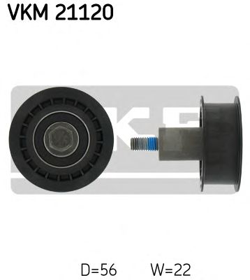 Купить SKF VKM21120 Ролик отклонит.ремня ГРМ VW Golf IV/Bora/New Beetle/Polo 1,4-16v/1,6-16v ,AUDI A2 1,4