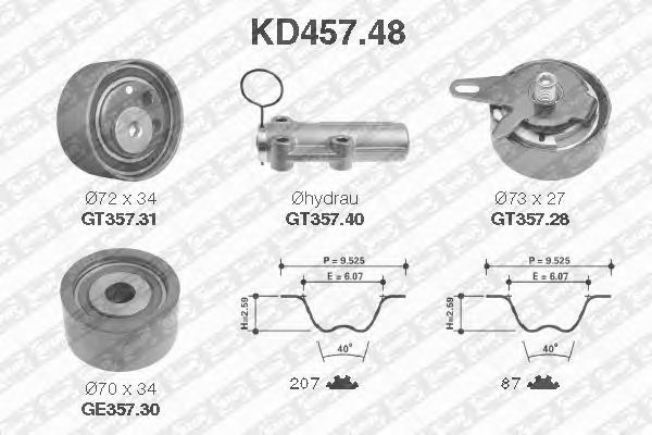Купить запчасть SNR - KD45748 