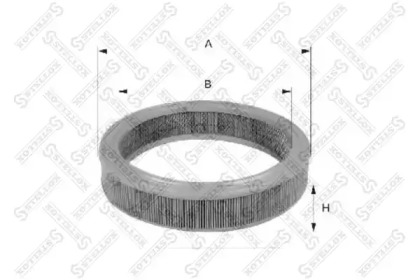 Купить STELLOX 7100208SX Фильтр воздушный AUDI 80/100 1.3-2.0 <95,VW Golf/Passat 1.3-1.9 81>