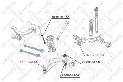 Купить запчасть STELLOX - 8705775SX 