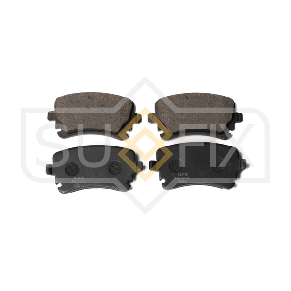 Купить SUFIX SX1031 Колодки тормозные задние AUDI A4 2.0-3.0D 03-08 / A6 2.0D-4.2 04-11 / A8 2.8-6.0 03-10, VW Transporter V 1.9D-3.2 03>