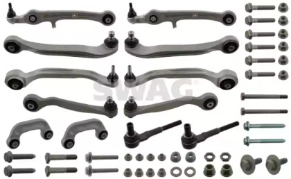 Купить SWAG 30948902 Ком/кт рычагов пер.подвес (+ стойки стаб.+ наконечники + болты) AUDI A6 2,0-4,2/TDI 07/04->03/11/ Allroad 2,7-4,2/TDI 05/06->