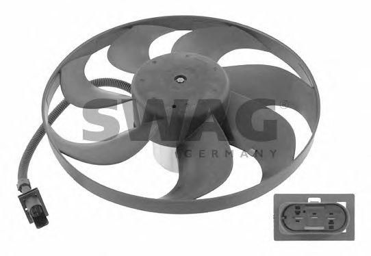 Купить SWAG 99914742 Вентилятор радиат.охл.двиг.[250/60W 345mm] VW Golf IV 98-04, AUDI A3 97-03