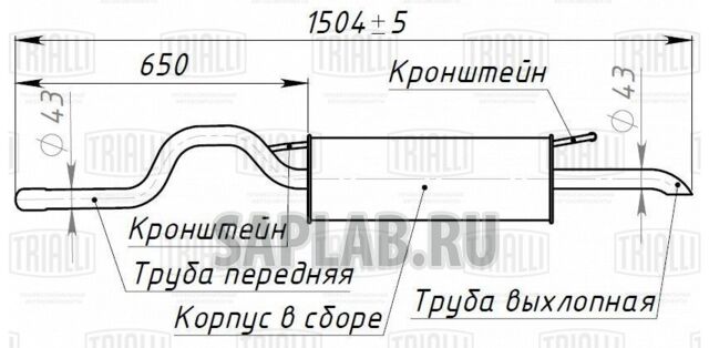 Купить запчасть TRIALLI - EMM1810 