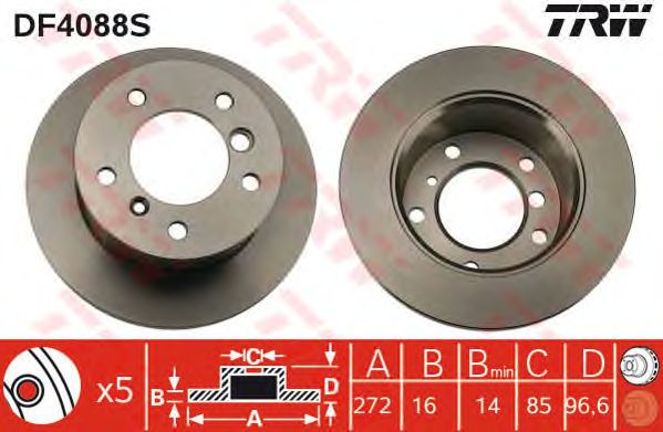 Купить запчасть TRW - DF4088S 