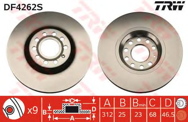 Купить запчасть TRW - DF4262S 