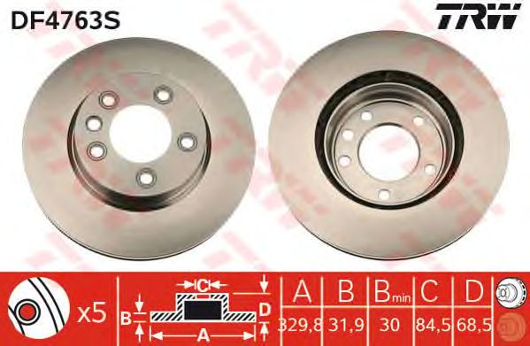 Купить запчасть TRW - DF4763S 